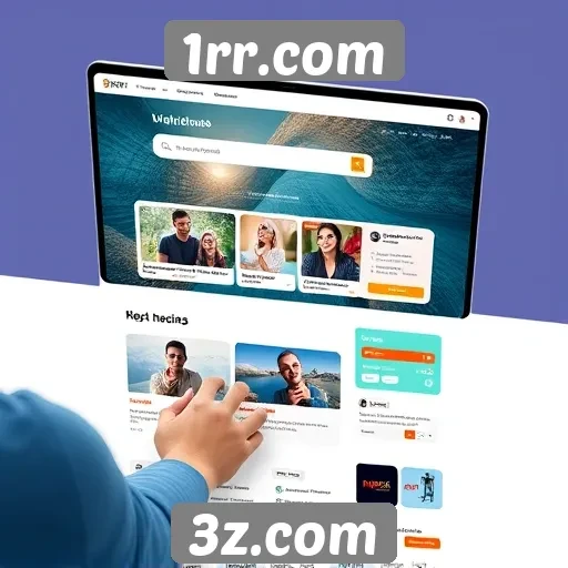 Navegação e interface do usuário no 1rr.com